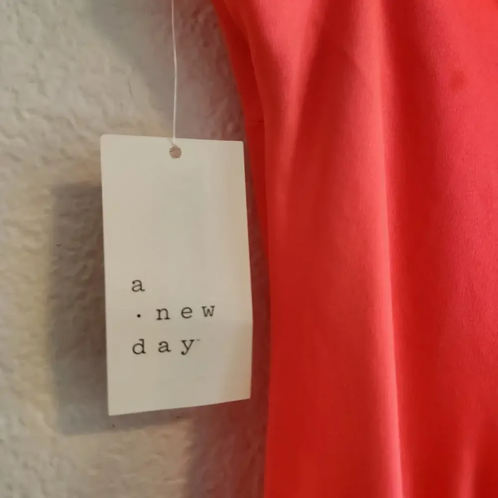 A New Day Women's XS Coral Pink‎ Sexy A-Line Dress New